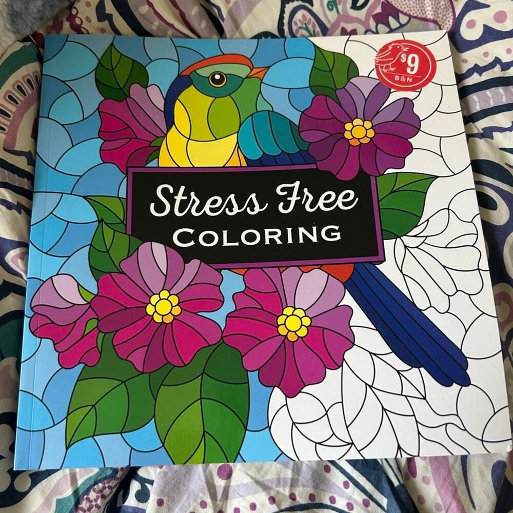 Stress Free Coloring (Each - Paperback, by New Seasons; Publications - Very Good - Picture 1 of 3